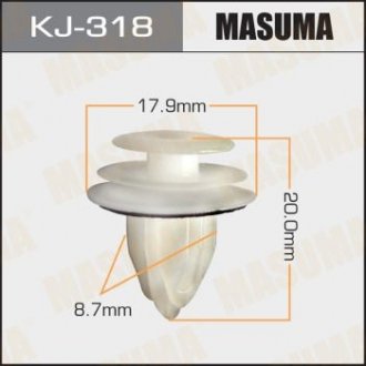 Клипса (кратно 5) MASUMA KJ318 (фото 1)