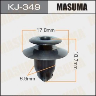 Клипса (кратно 50) MASUMA KJ-349 (фото 1)