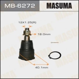 Опора шаровая MASUMA MB6272 (фото 1)