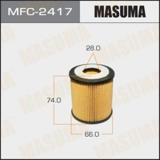 Фильтр масляный (вставка) Ford Focus (05-15), Mondeo (07-) D 2.0, 2.2/ Mazda 6 (MASUMA MFC2417 (фото 1)