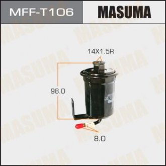 Фильтр топливный MASUMA MFFT106 (фото 1)