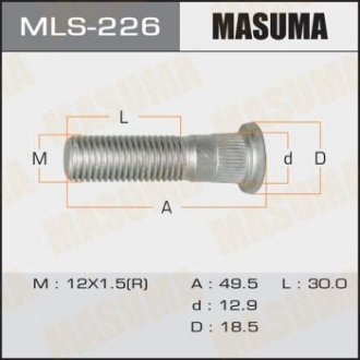Шпилька колеса MASUMA MLS226 (фото 1)