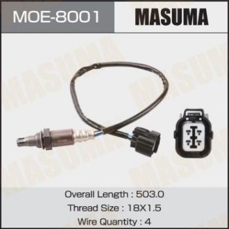 Датчик кислорода (лямбда-зонд) MASUMA MOE8001 (фото 1)