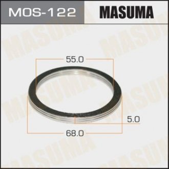 Кольцо глушителя 55 х 68 MASUMA MOS122 (фото 1)