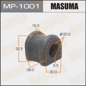 Втулка стабилизатора заднего Toyota Avensis (03-06) (Кратно 2 шт) Masum MASUMA MP1001 (фото 1)