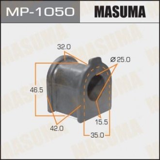 Втулка стабилизатора переднего Toyota Avensis (-05) (Кратно 2 шт) Masum MASUMA MP1050 (фото 1)