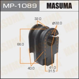 Втулка стабилизатора переднего Nissan Tida (07-) (Кратно 2 шт) MASUMA MP1089