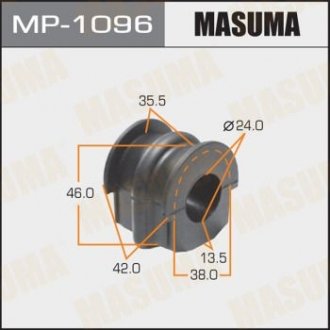 Втулка стабилизатора заднего Nissan Murano (10-15) (Кратно 2 шт) MASUMA MP1096