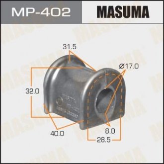 Втулка стабилизатора /front/ Camry Cracia, Mark SXV25.. WG [уп.2] MASUMA MP402 (фото 1)