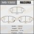 Колодка тормозная передняя Toyota Camry (-00), RAV 4 (-00) MASUMA MS1322 (фото 1)