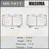 Колодка тормозная MASUMA MS1411 (фото 1)