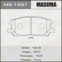 Колодка тормозная передняя Lexus RX 300, 330, 350 (04-08) MASUMA MS1497 (фото 1)