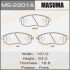 Колодка тормозная передняя Nissan Juke (10-), Primera (01-05), Teana (03-14), Ti MASUMA MS2201 (фото 1)