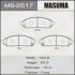 Колодки тормозные передн NISSAN PATHFINDER IV (R52) 2.5 dCi 4WD (12-17) MASUMA MS2517 (фото 1)