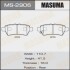 Колодка тормозная задняя Nissan Pathfinder (05-14) MASUMA MS2906 (фото 1)