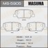 Колодка тормозная задняя Mazda 6 (12-16)/ Mitsubishi ASX (12-14), Outlander (12- MASUMA MS5905 (фото 1)