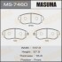 Колодка тормозная передняя Subaru Forester (01-14), Impreza (00-14), Legacy (02- MASUMA MS7460 (фото 1)