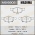 Колодка тормозная MASUMA MS8902 (фото 1)