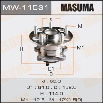 Ступица колеса MASUMA MW11531