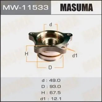 Ступица колеса задн LAND CRUISER, LX570 / UZJ200L, URJ201L RH MASUMA MW11533