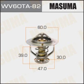 Термостат WV60TA-82 TOYOTA HILUX IV MASUMA WV60TA82 (фото 1)