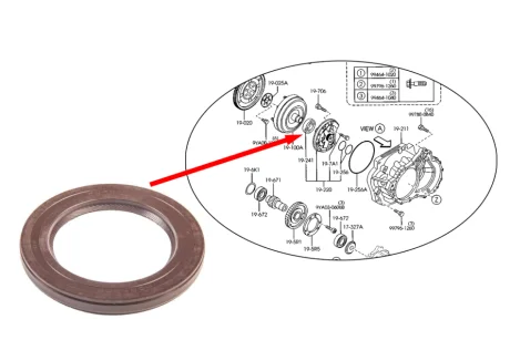 Сальник АКПП (гидространсфорсамтора) MAZDA FN1119241