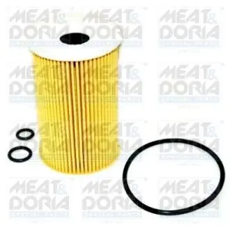 MEATDORIA VW Фильтр масляный вставка AUDI A3/A4/A6/Q5 Golf IV, T5 SEAT, SKODA 1,6-2,0TDI MEAT & DORIA 14132