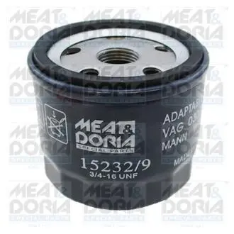 MEATDORIA VW Фильтр масляный Audi A2BoraCaddy II,III,Golf III,IV,Polo,Skoda Fabia,Felicia,Octavia II,Seat Toledo MEAT & DORIA 15232/9