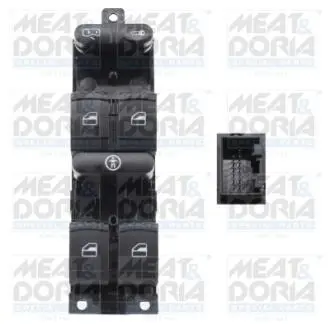 MEATDORIA FORD Перемикач склопідйомника GALAXY I (WGR) 1.9 TDI 05-06, SEAT ALHAMBRA 1.9 TDI 02-08, VW SHARAN 2.0 95-10 MEAT & DORIA 26480