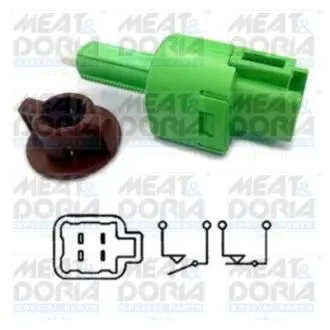 MEATDORIA MITSUBISHI Выключатель STOP-сигналов ASX,Outlander II,III,Citroen C-Crosser,Peugeot,Toyota Avensis,Camry,Land Cruiser 200,Rav 4 III,Yaris 05- MEAT & DORIA 35102