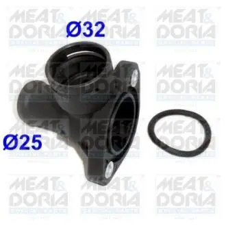 MEATDORIA VW Фланець охолоджувальної рідини AUDI A4,PASSAT 1.9D MEAT & DORIA 93179