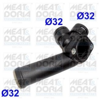 MEATDORIA VW Фланець охолоджувальної рідини T4 2.5 98-03 MEAT & DORIA 93200