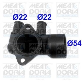 MEATDORIA CITROEN Фланец охолод.рідини Berlingo 1.9D 98- MEAT & DORIA 93214