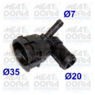 MEATDORIA VW фланець охолоджуючої рідини AUDI 1,6-2,0SDI 03- MEAT & DORIA 93500