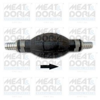 MEATDORIA Насос (&quot;груша&quot;) ручной подкачки топлива прямой d=12mm/d=12mm MEAT & DORIA 9589