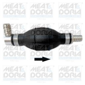 MEATDORIA Насос (&quot;груша&quot;) ручной подкачки топлива угловой/прямой d=12mm/d=12mm MEAT & DORIA 9591 (фото 1)