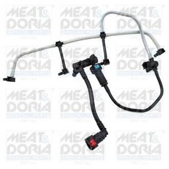 MEATDORIA FORD Шланг обратки топлива C-Max,Focus II,Mondeo IV,Transit Connect 1.8TDCi 05- MEAT & DORIA 9833E