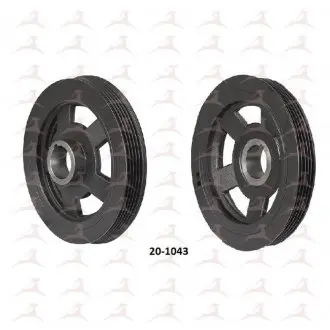 HYUNDAI Шкив коленвала HYUNDAI, KIA 1,5-1,6CRDi Meha MHK60042