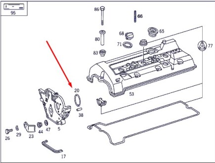 Кільце ущільнювальне MERCEDES-BENZ A0179972148