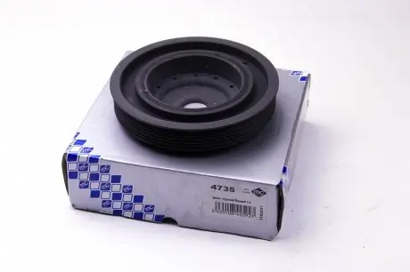 Шкив коленвала renault kangoo, megane 1.5dci (04-) Metalcaucho 04735