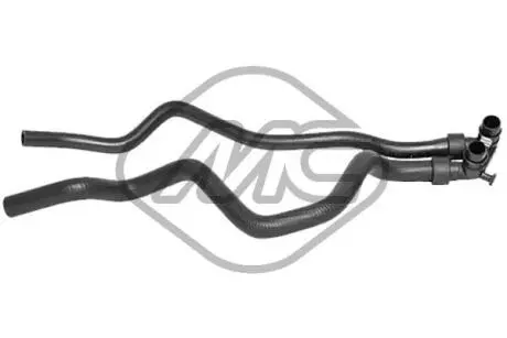 Патрубок радиатора peugeot partner 1.4 (02-) Metalcaucho 09205