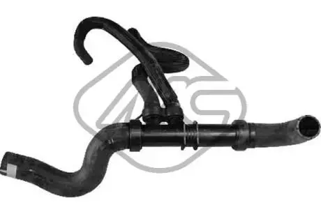 Патрубок радиатора renault scenic, megane 2.0dci (05-) Metalcaucho 09575