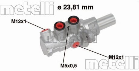 Циліндр гальмівний головний Metelli 05-0749