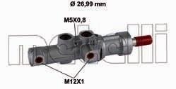Циліндр гальмівний (головний) MB Sprinter/VW Crafter 06- (26,99mm) Metelli 05-0867
