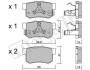 Колодки тормозные (задние) Honda Accord VIII 08-/CR-V II 01-07/CR-V IV 12-/FR-V 04- Metelli 22-0173-1 (фото 1)