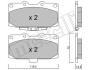 Тормозные колодки передние Subaru Impreza 96-/Nissan 200SX/300ZX 90-99 Metelli 22-0413-0 (фото 1)