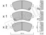 Передние тормозные колодки Toyota Corolla 01-14 Metelli 22-0446-0 (фото 2)