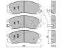 Передние тормозные колодки Hyundai Terracan 01-06 Metelli 22-0506-0 (фото 1)