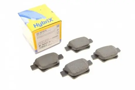 Задние тормозные колодки Citroen C4 04-11/Peugeot 207 06-13/307 00-12 Metelli 22-0639-0