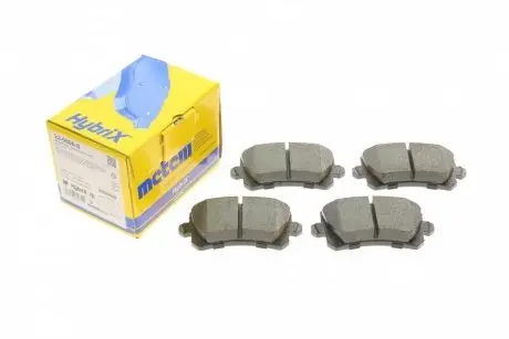 Задні гальмівні колодки Audi A6 05-18/Q3/Skoda Octavia 12-/VW Passat B6-B8/Tiguan 05-/Sharan 10- Metelli 22-0806-0